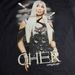 2002 Cher Living Proof Farewell Tour Shirt. Variant. Sz XL. AAA Label.